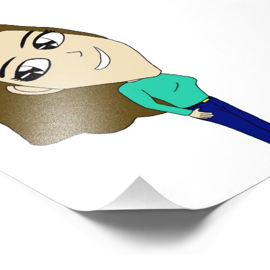 Chibi Fotodruck (Ecke)