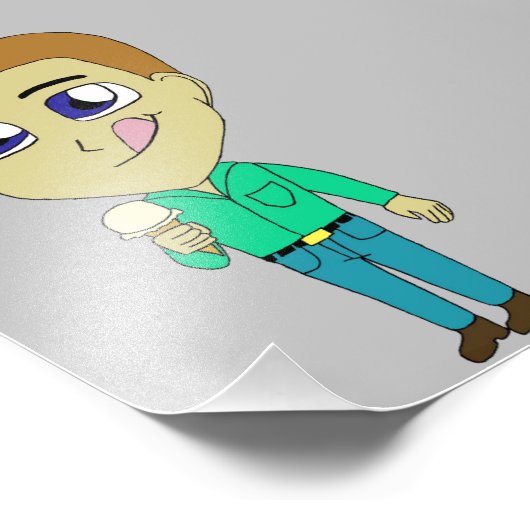 Chibi Fotodruck (Ecke)