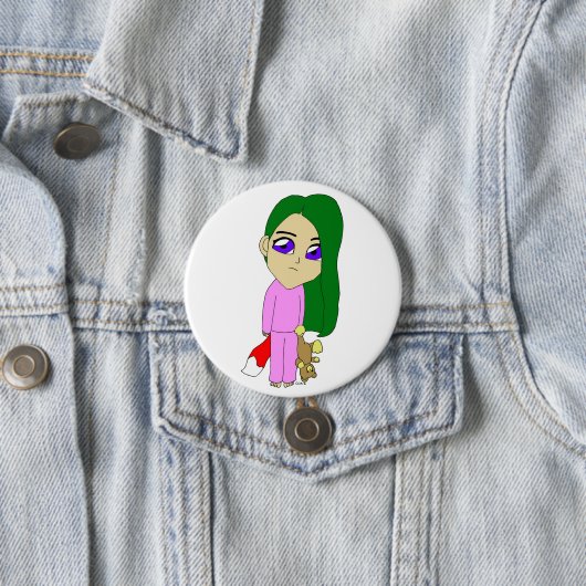 Chibi Foxy Girl Button (Beispiel)