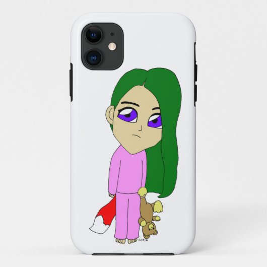 Chibi Foxy Girl Case-Mate iPhone Hülle (Rückseite)
