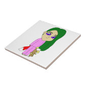 Chibi Foxy Girl Fliese (Seite)