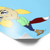 Chibi Foxy Girl Fotodruck (Ecke)