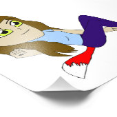 Chibi Foxy Girl Fotodruck (Ecke)