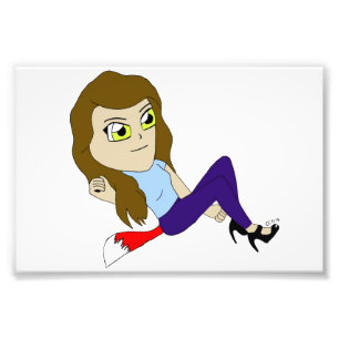Chibi Foxy Girl Fotodruck