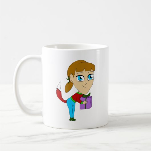 Chibi Foxy Girl Kaffeetasse (Links)