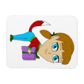 Chibi Foxy Girl Magnet (Horizontal)