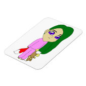 Chibi Foxy Girl Magnet (Linke Seite)