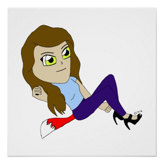 Chibi Foxy Girl Poster (Vorderseite)