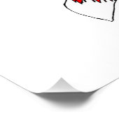 Chibi Foxy Girl Poster (Ecke)