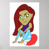 Chibi Foxy Girl Poster (Vorne)