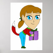 Chibi Foxy Girl Poster (Vorne)