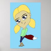 Chibi Foxy Girl Poster (Vorne)