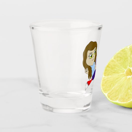 Chibi-Foxy-Girl Schnapsglas (Links)