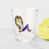 Chibi-Foxy-Girl Schnapsglas (Vorderseite)