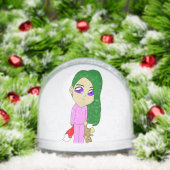 Chibi Foxy Girl Schneekugeln (Weihnachten)