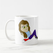 Chibi-Foxy-Girl-Tasse Kaffeetasse (Links)