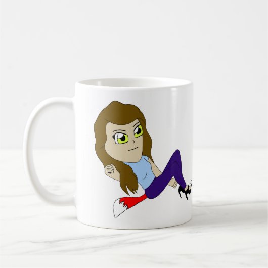 Chibi-Foxy-Girl-Tasse Kaffeetasse (Links)