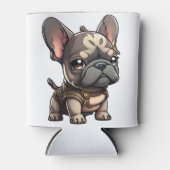 Chibi French Bulldog Dosenkühler (Vorderseite)