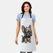 Chibi French Bulldog Schürze (Getragen)