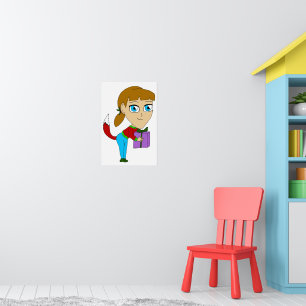 chibi Fuchs-Mädchen Poster