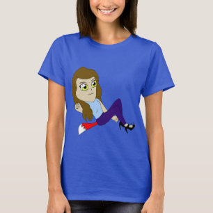 chibi Fuchs Mädchen  T-Shirt