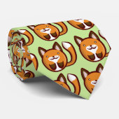 Chibi Füchse Krawatte (Gerollt)