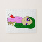 Chibi-Fuchsmädchen Puzzle (Horizontal)