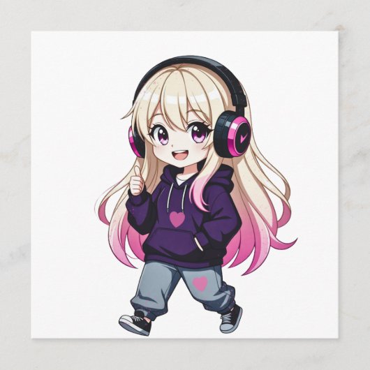 Chibi Funny Menükarte (Vorderseite)