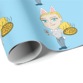 Chibi Geschenkpapier (Rolleneckpunkt)
