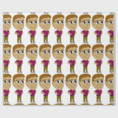 Chibi Geschenkpapier (Flach)