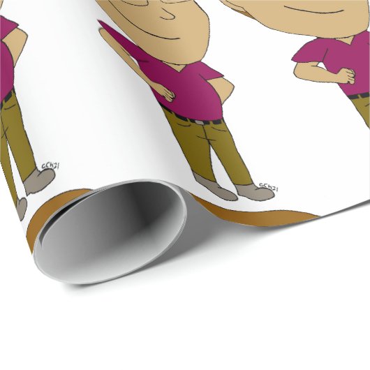 Chibi Geschenkpapier (Rolleneckpunkt)