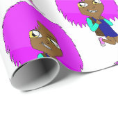 Chibi Geschenkpapier (Rolleneckpunkt)