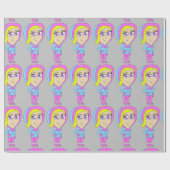 Chibi Geschenkpapier (Flach)