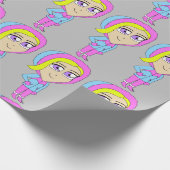 Chibi Geschenkpapier (Ecke)