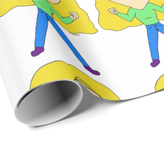 Chibi Geschenkpapier (Rolleneckpunkt)