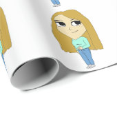Chibi Geschenkpapier (Rolleneckpunkt)