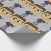 Chibi Geschenkpapier (Ecke)
