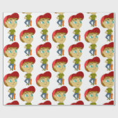 Chibi Geschenkpapier (Flach)