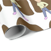 Chibi Geschenkpapier (Rolleneckpunkt)