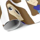 Chibi Geschenkpapier (Rolleneckpunkt)