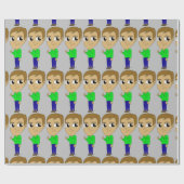 Chibi Geschenkpapier (Flach)