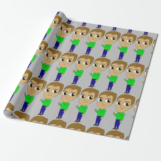 Chibi Geschenkpapier (Ungerollt)
