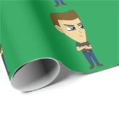 Chibi Geschenkpapier (Rolleneckpunkt)