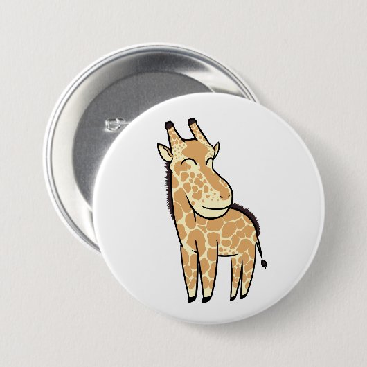 Chibi Giraffe Button (Vorne & Hinten)