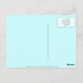 Chibi Girl Pool Party Postkarte (Rückseite)