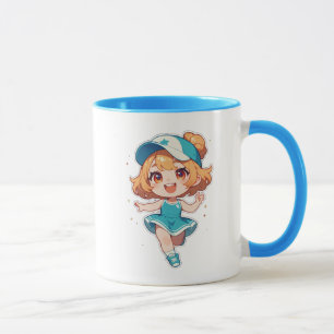 Chibi Girl Sporty Tasse