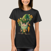 Chibi Gnome Adorable St Patrick's Day in einem Nie T-Shirt (Vorderseite)