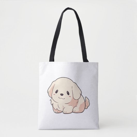 Chibi Golden Retriever Welppy Tasche (Vorderseite)
