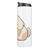 Chibi Golden Retriever Welppy Thermosbecher (Nach rechts gedreht)