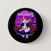 Chibi Goth Button (Vorderseite)